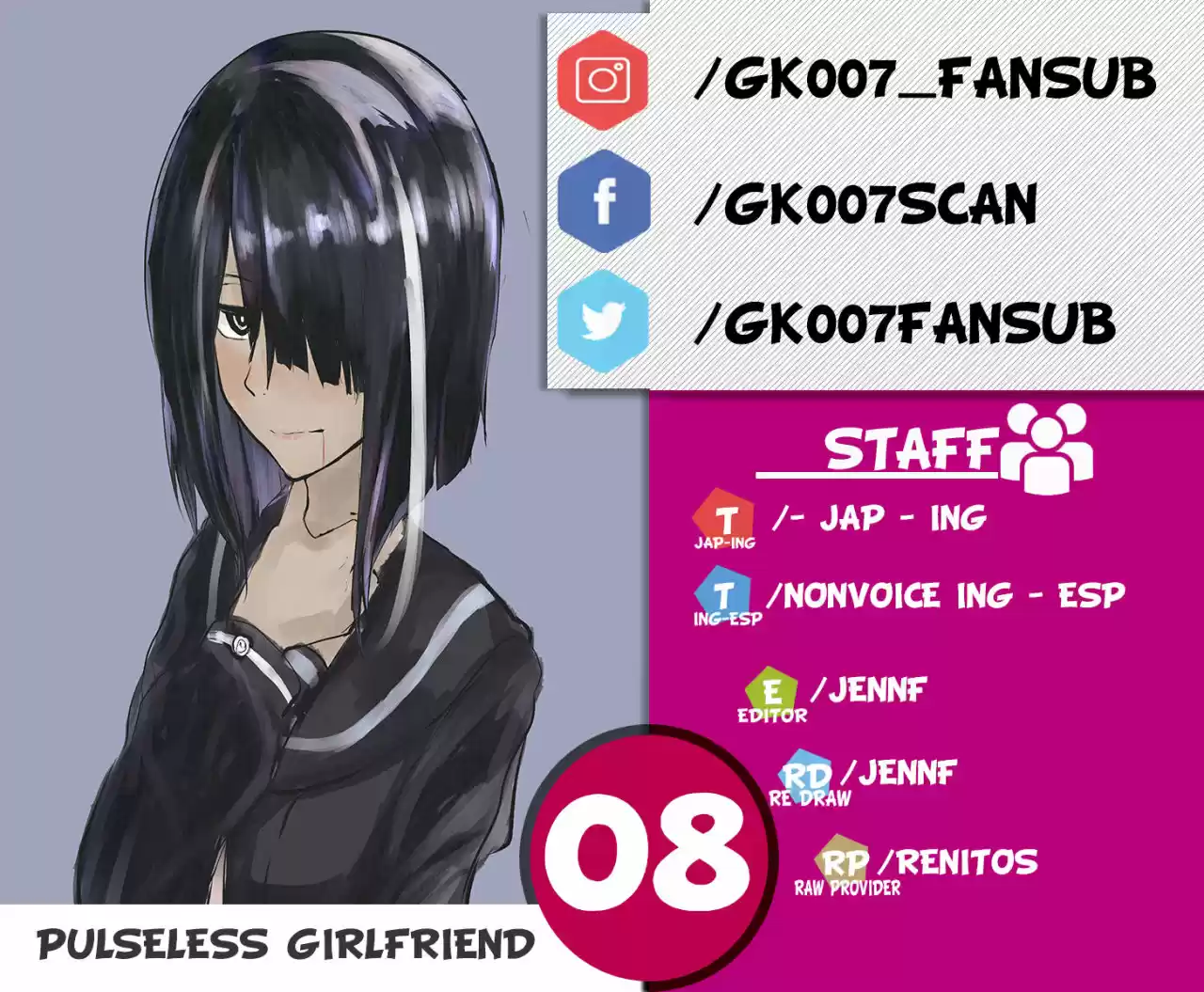 Pulseless Girlfriend capítulo 8, página 1