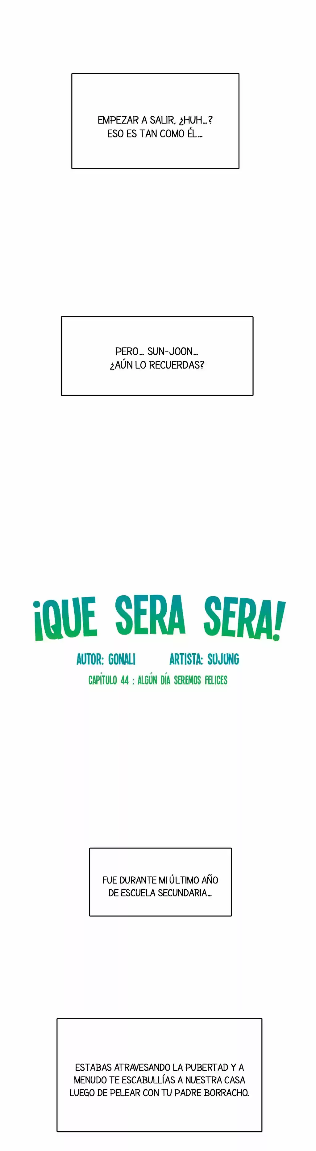 Que Sera, Sera capítulo 44, página 9