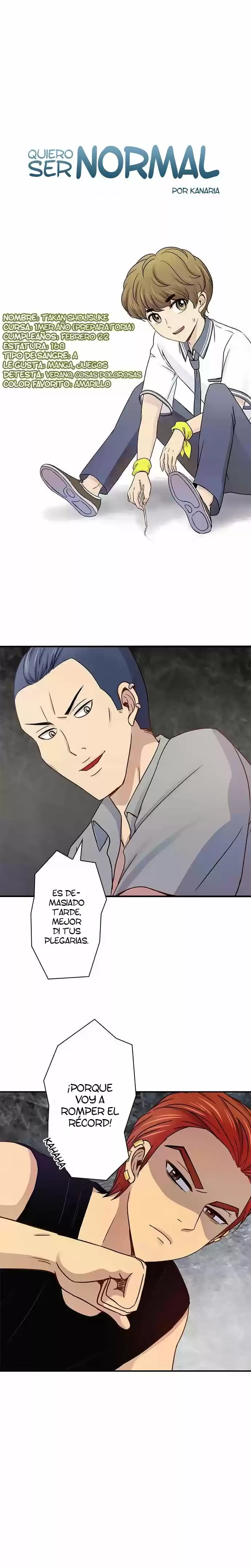 Quiero Ser Normal capítulo 46, página 1