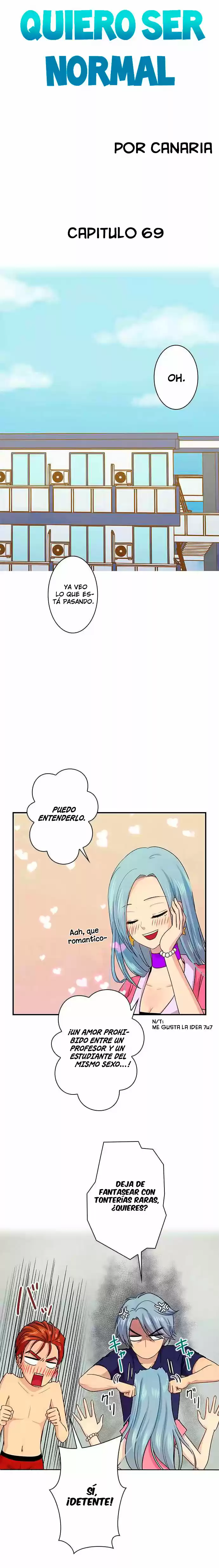 Quiero Ser Normal capítulo 69, página 3
