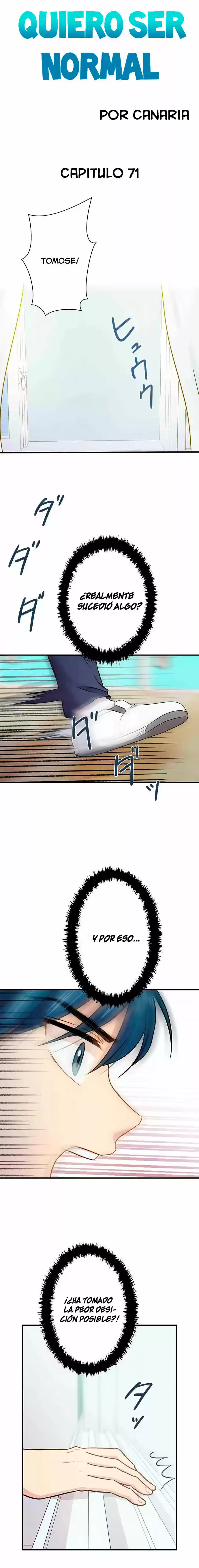 Quiero Ser Normal capítulo 71, página 3