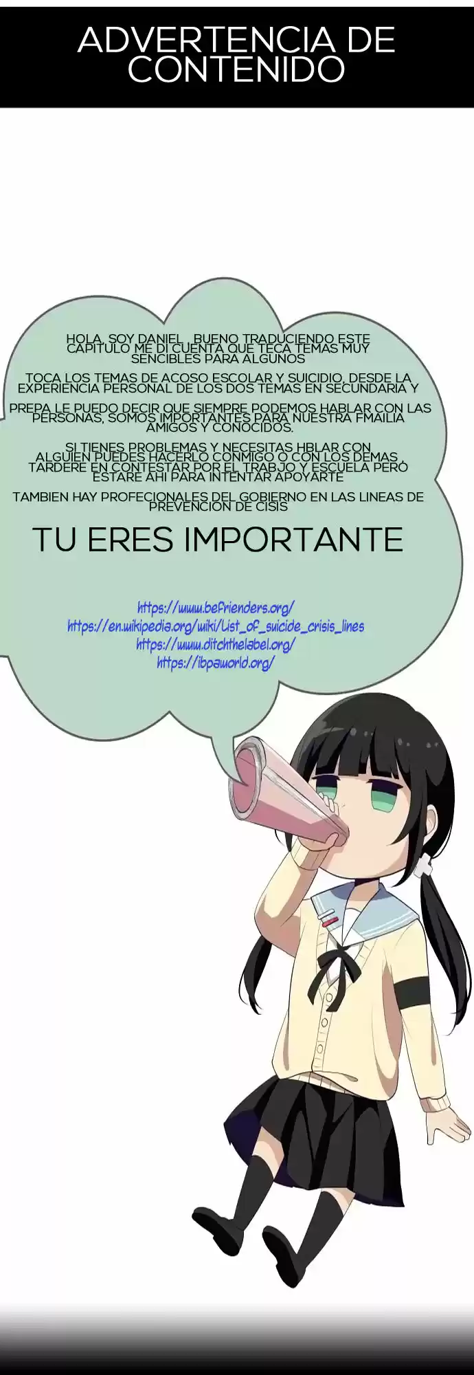 Quiero Ser Normal capítulo 77, página 1