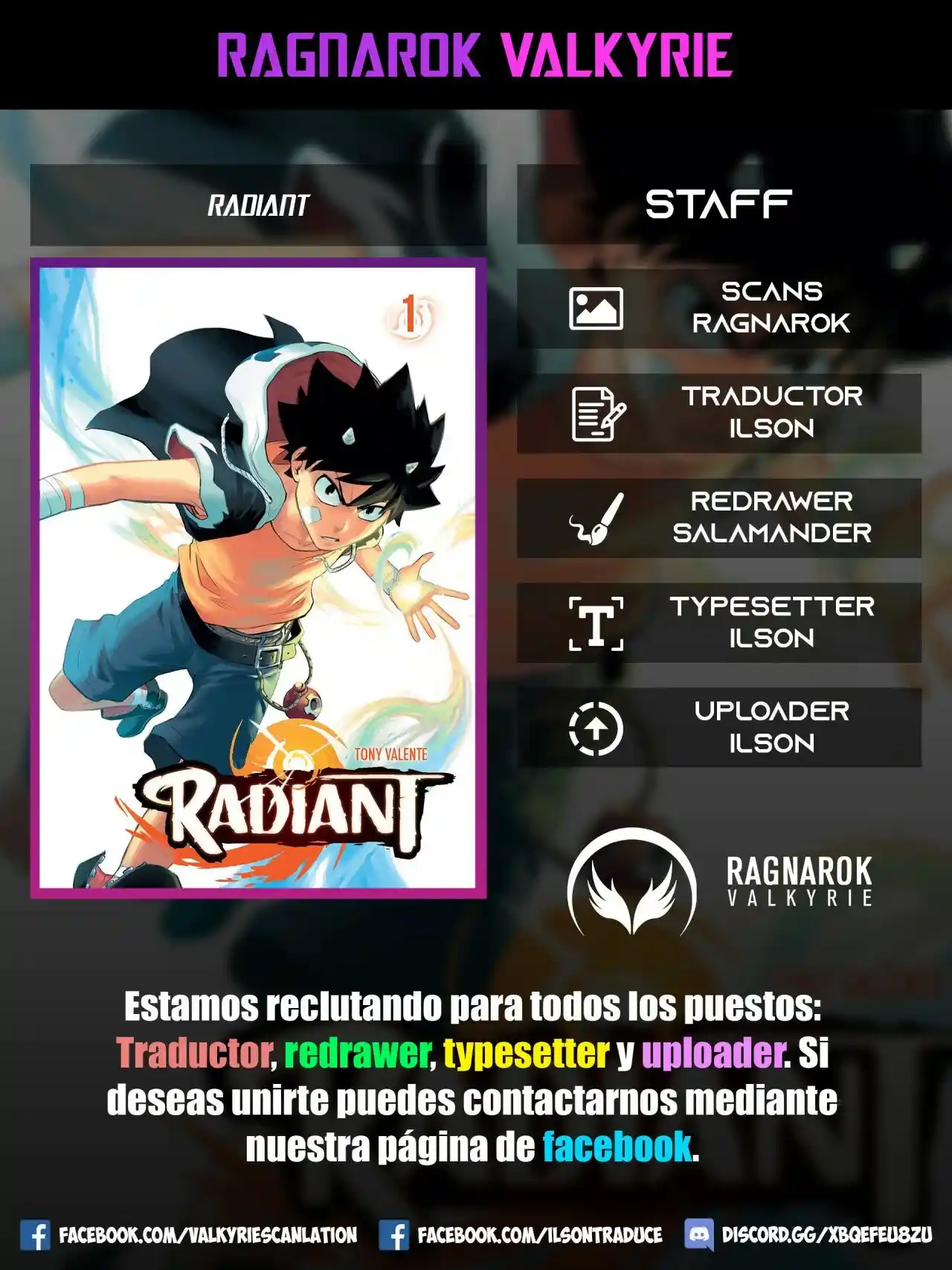 Radiant capítulo 129, página 1