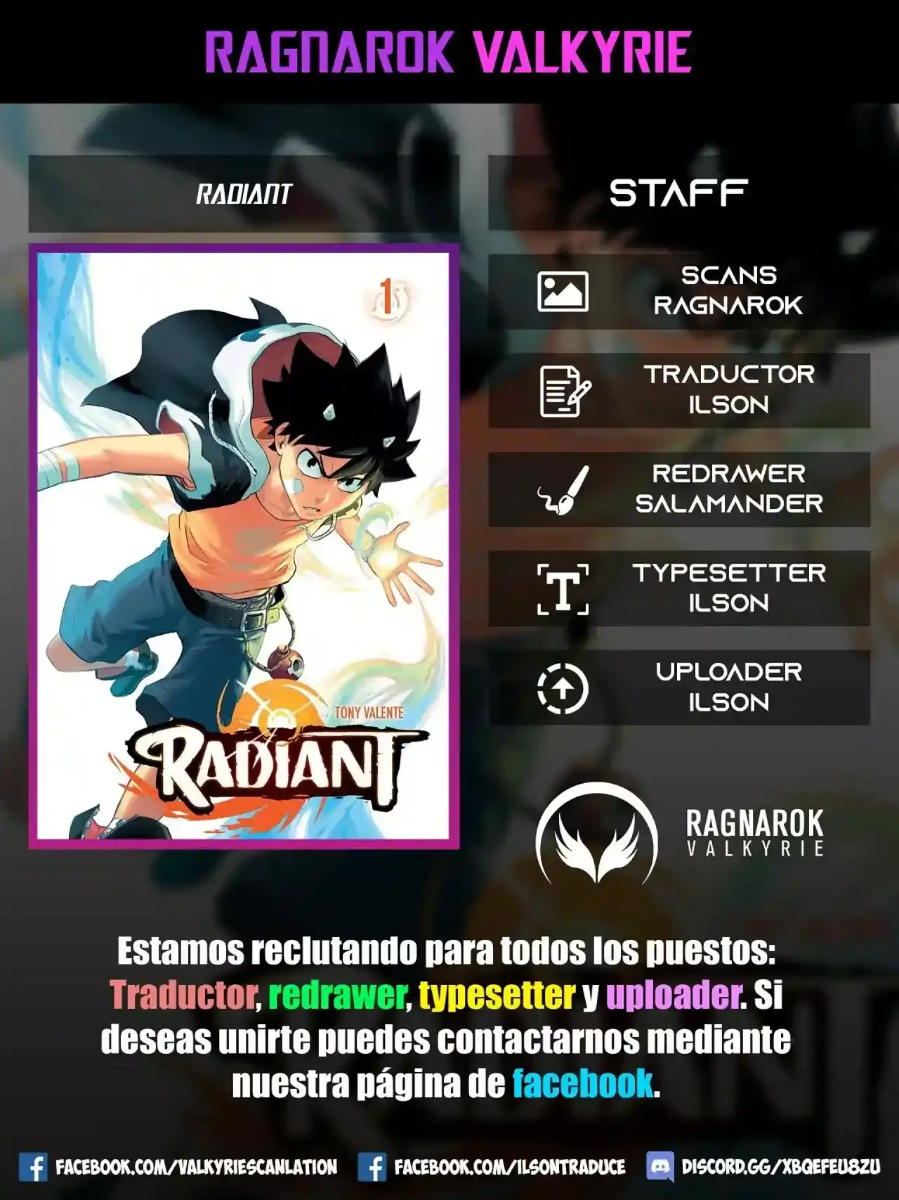 Radiant capítulo 132, página 1
