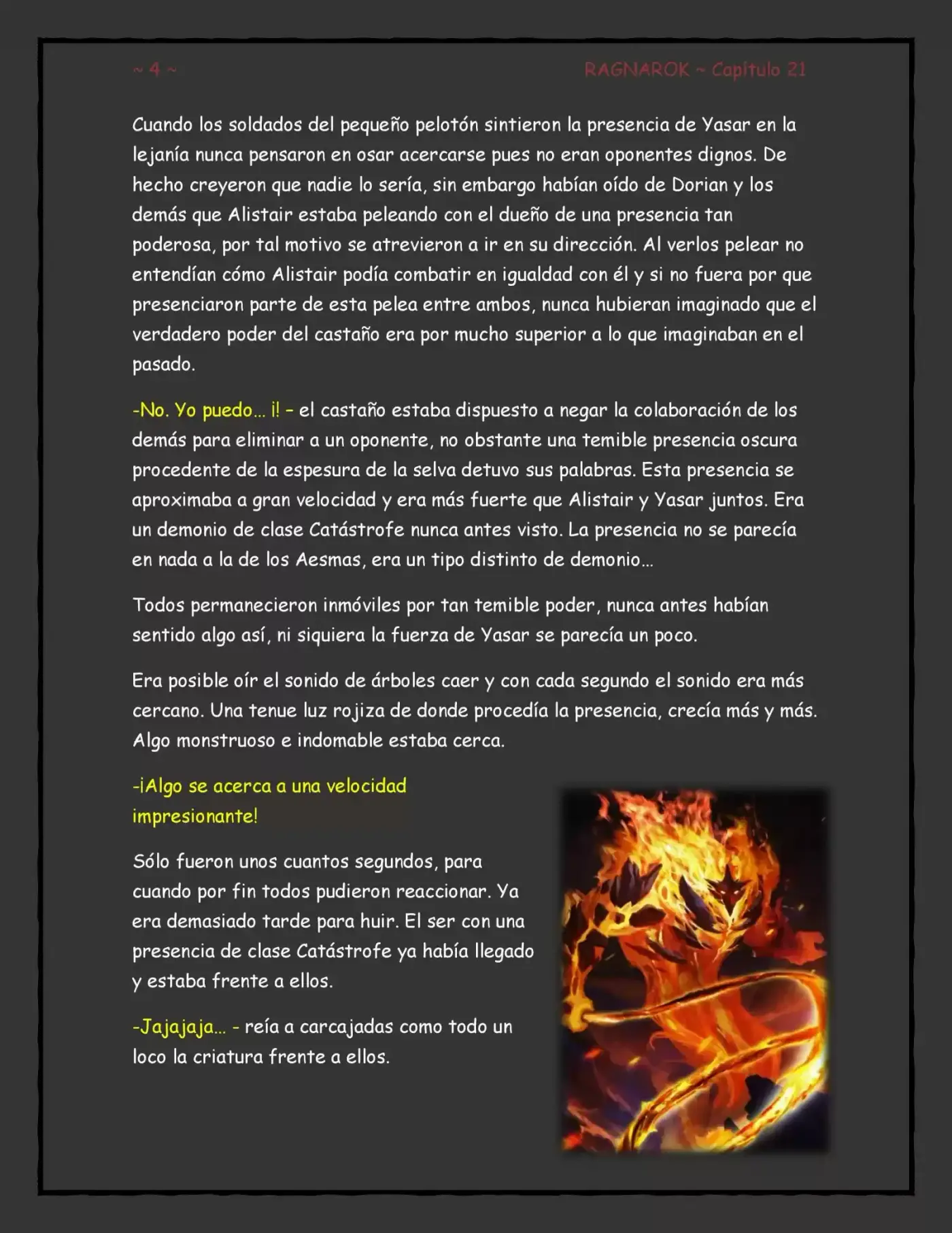 RAGNAROK (Novela) capítulo 21, página 4