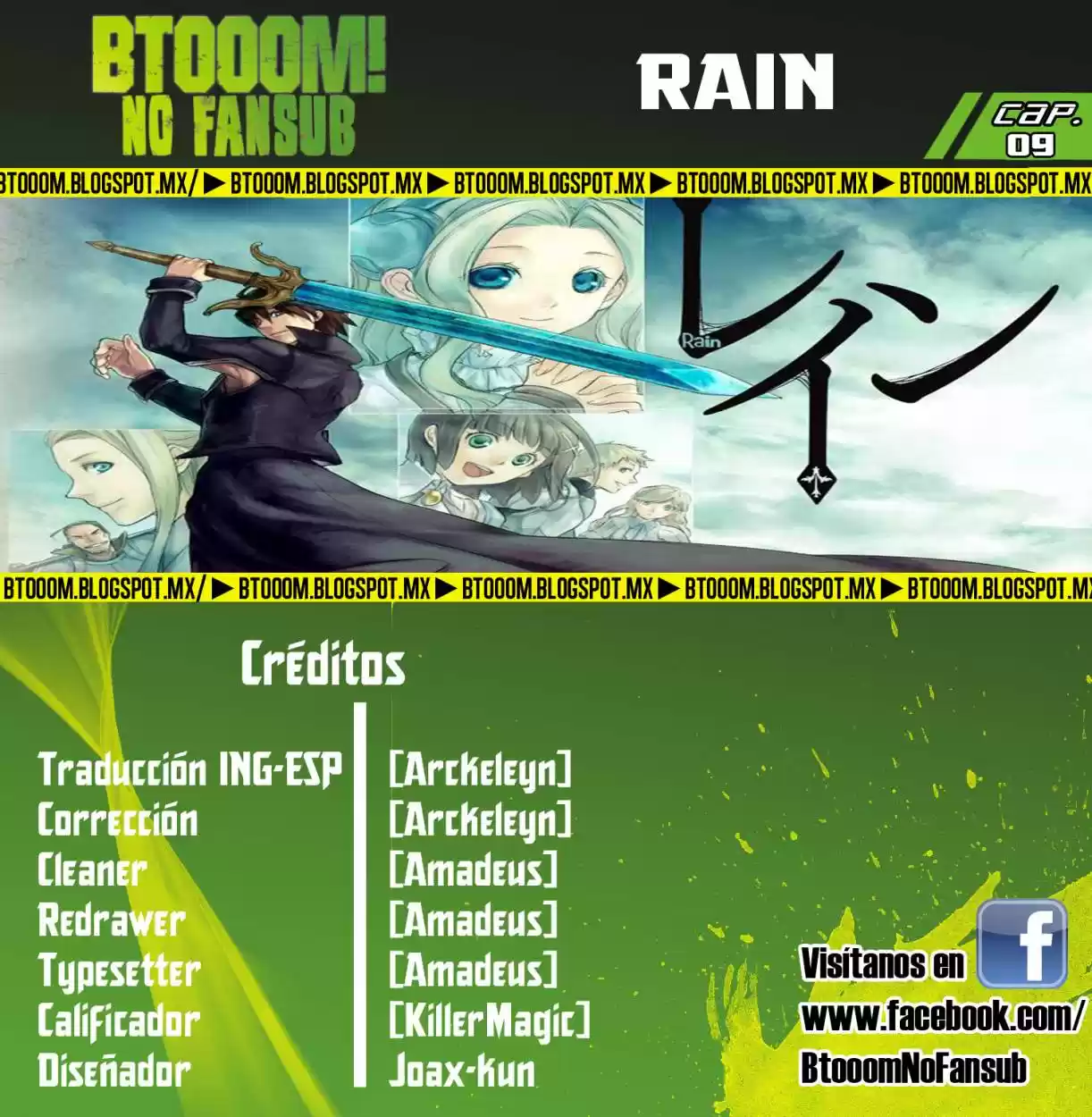 Rain capítulo 9, página 1