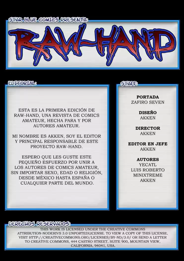 Raw Hand capítulo 1, página 2