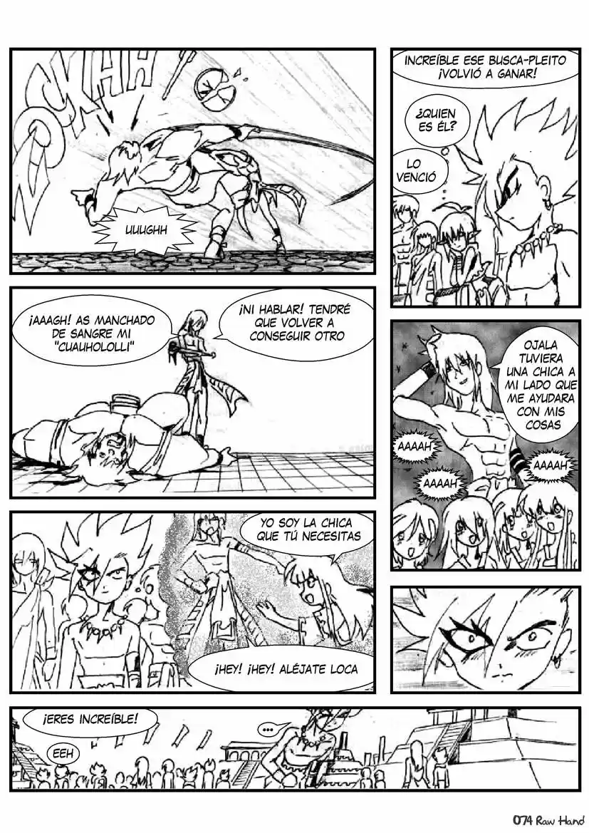 Raw Hand capítulo 22, página 74