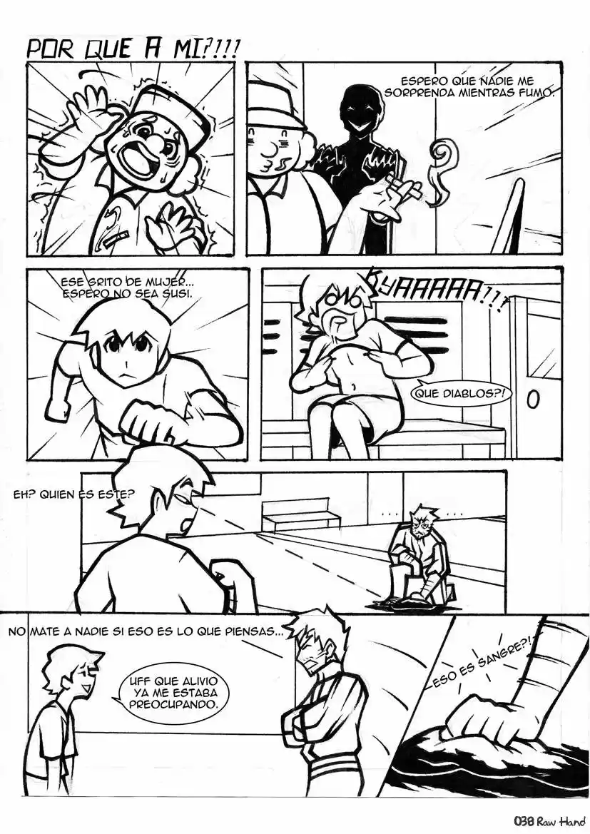 Raw Hand capítulo 37, página 38