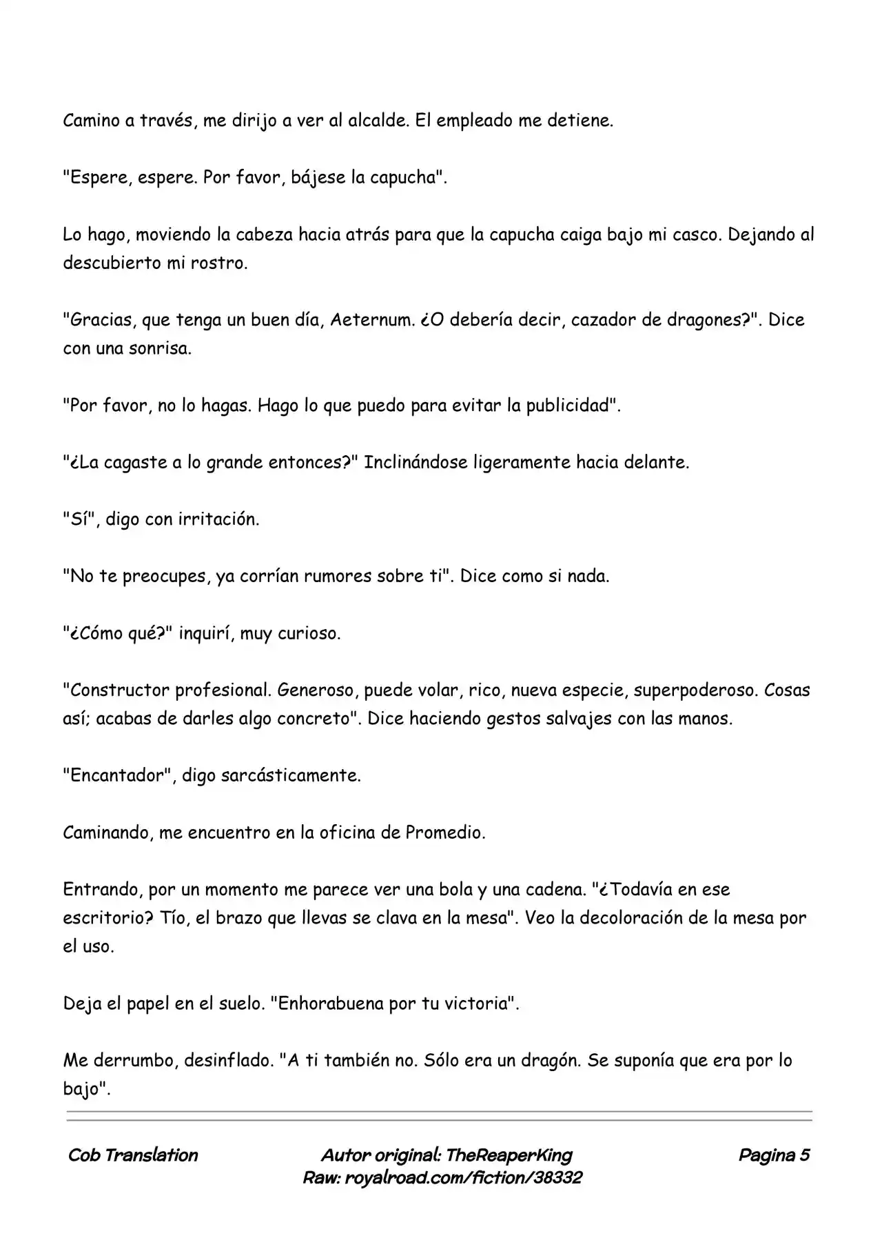 Realidad De Minecraft (Novela) capítulo 113, página 5