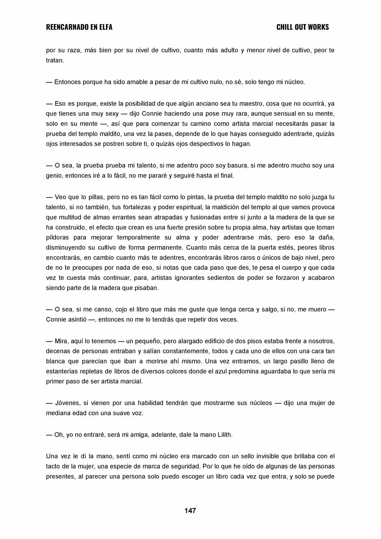 REENCARNADO EN ELFA (Novela) capítulo 21, página 5