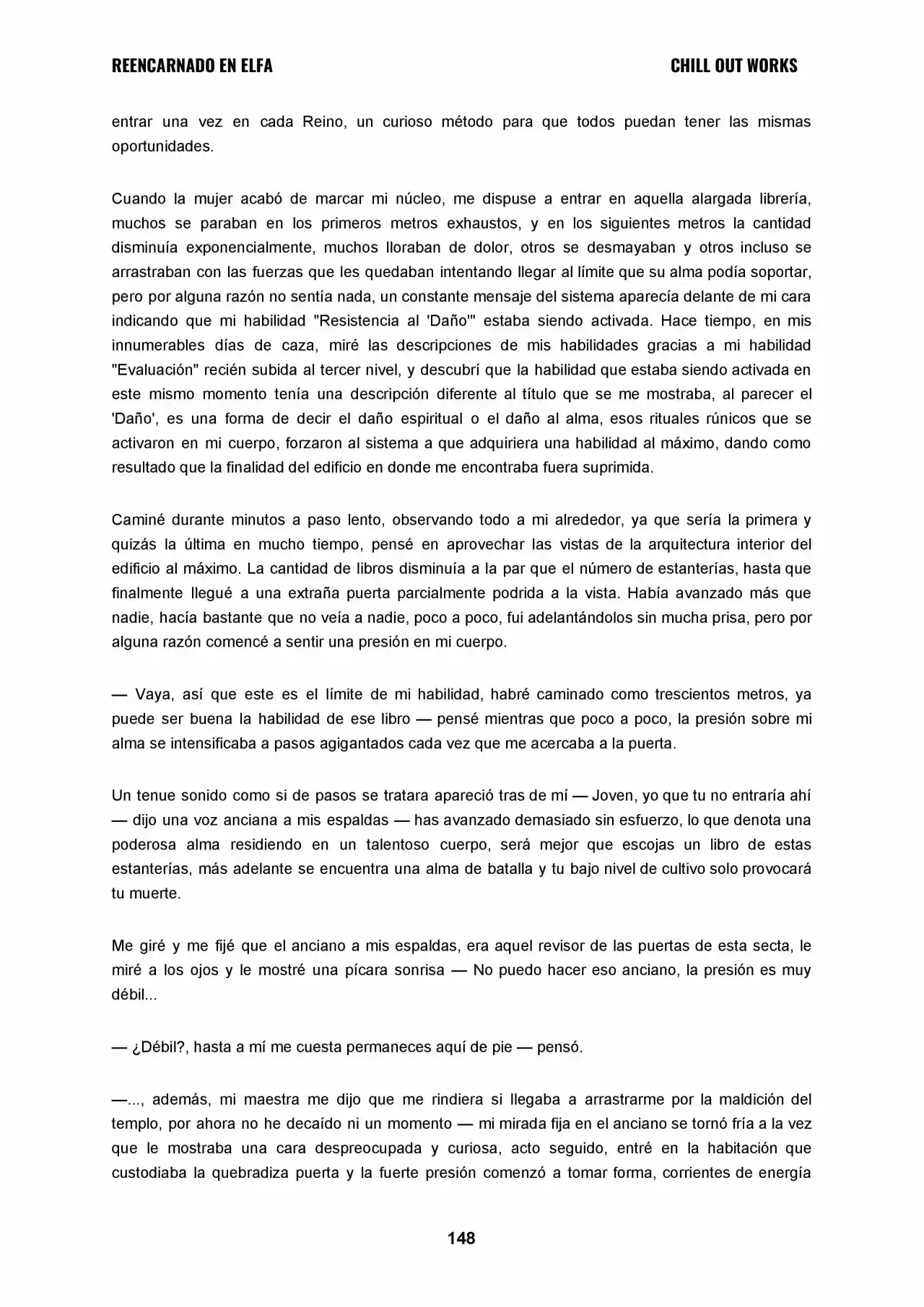 REENCARNADO EN ELFA (Novela) capítulo 21, página 6