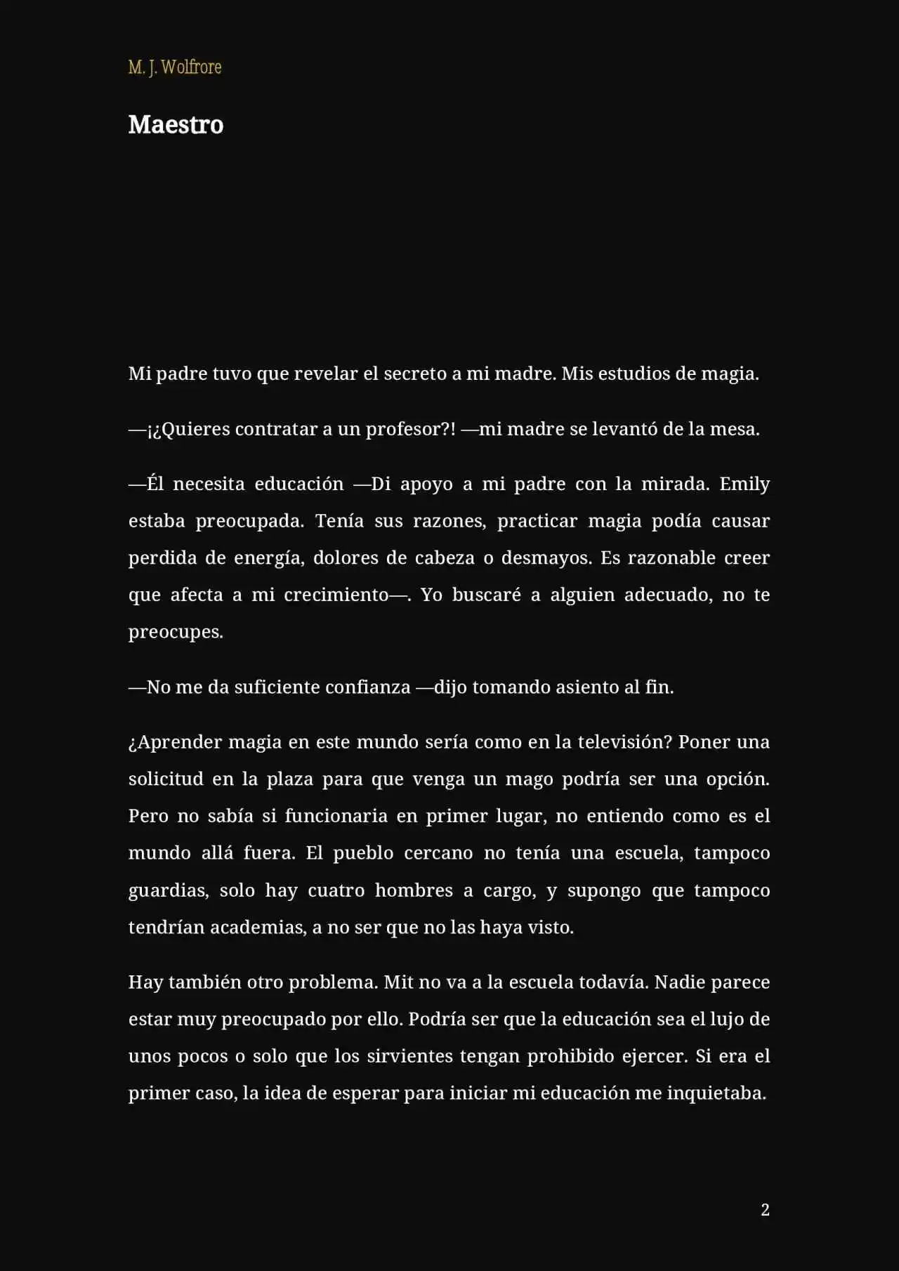 RENACE (Novela) capítulo 8, página 3