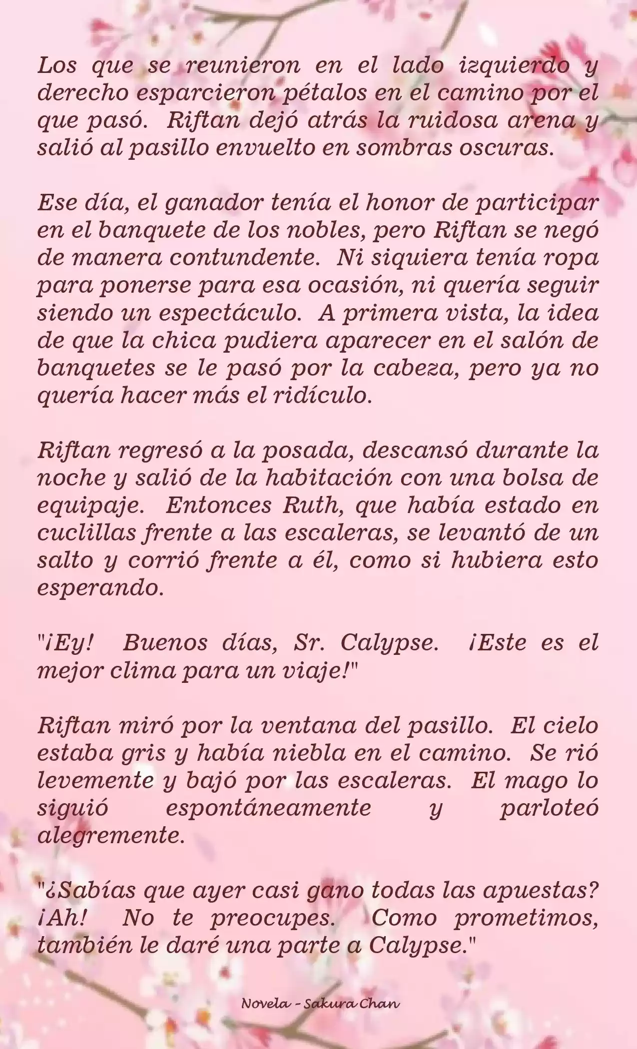 RIFTAN CALYPSE (Novela) capítulo 21, página 4