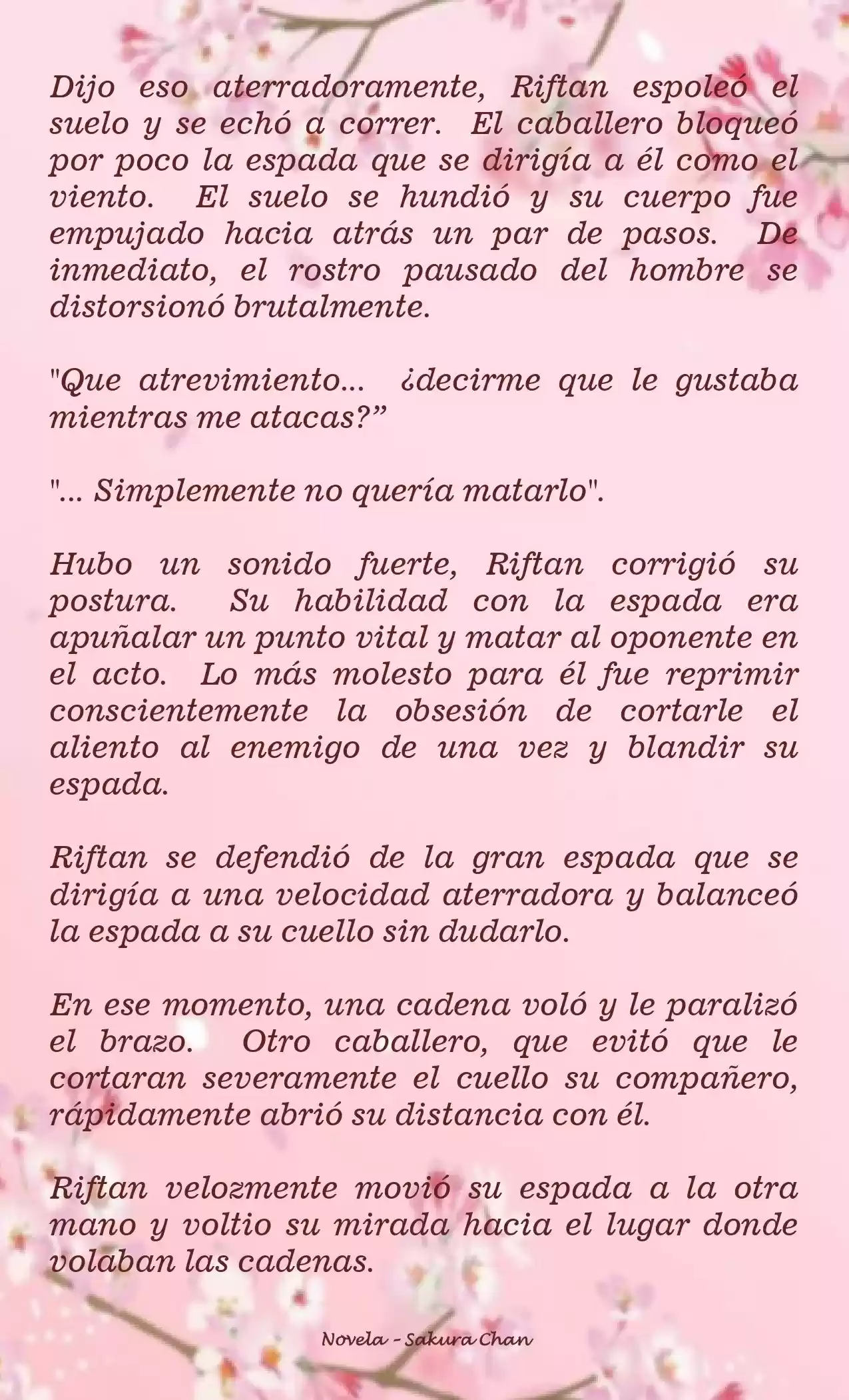 RIFTAN CALYPSE (Novela) capítulo 21, página 6