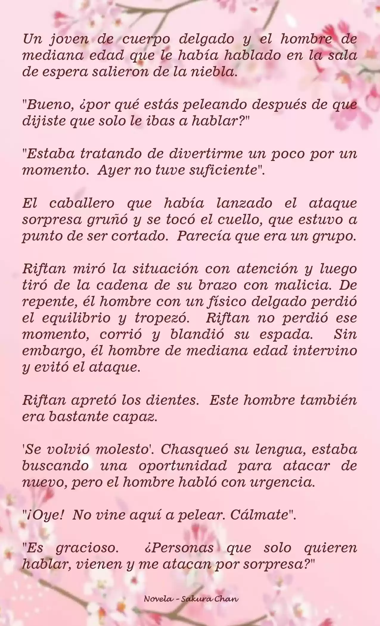 RIFTAN CALYPSE (Novela) capítulo 21, página 7
