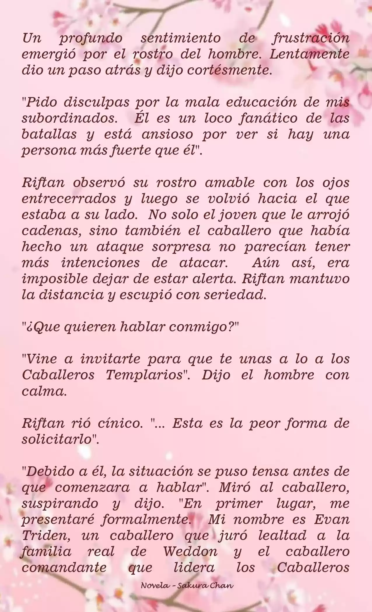RIFTAN CALYPSE (Novela) capítulo 21, página 8