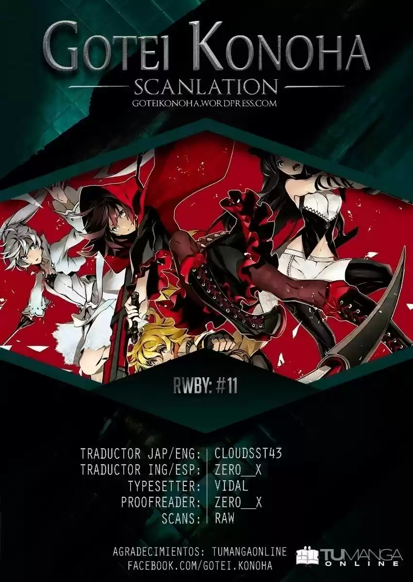 RWBY capítulo 11, página 1