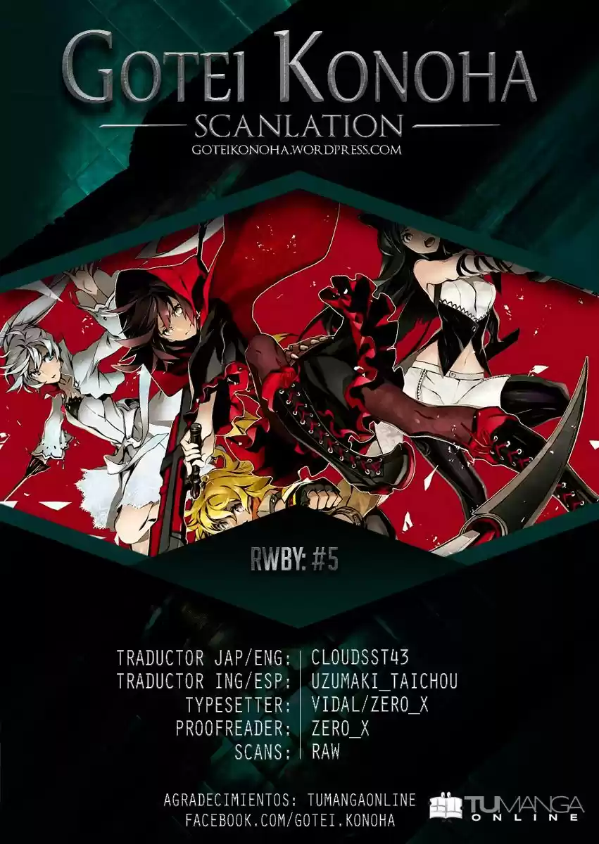 RWBY capítulo 5, página 1