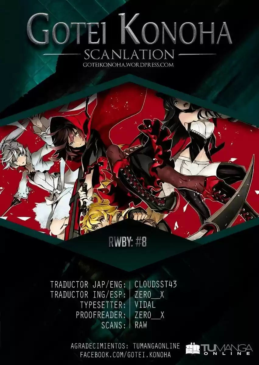 RWBY capítulo 8, página 1