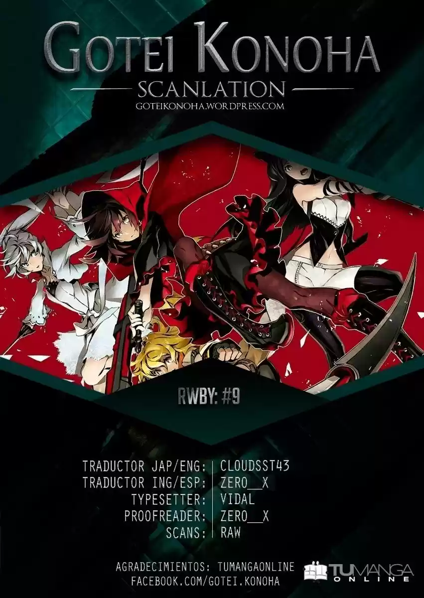 RWBY capítulo 9, página 1