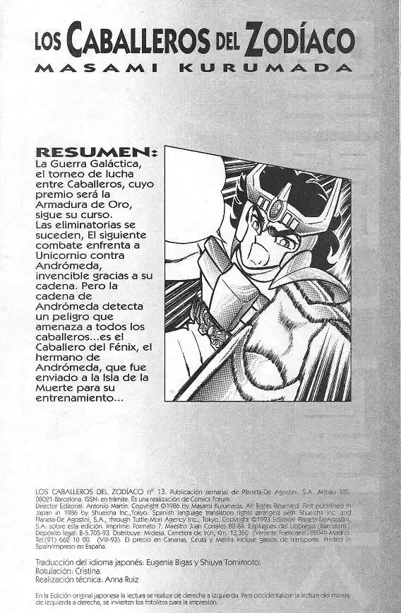 Saint Seiya capítulo 13, página 3