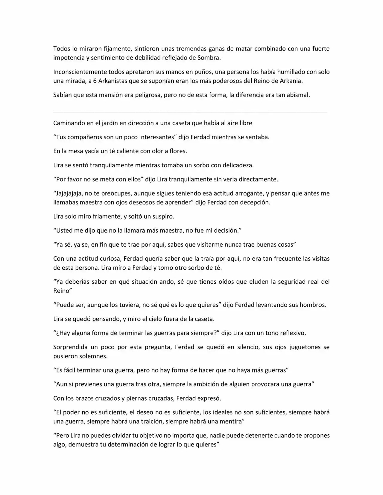Shizens (Novela) capítulo 8, página 2