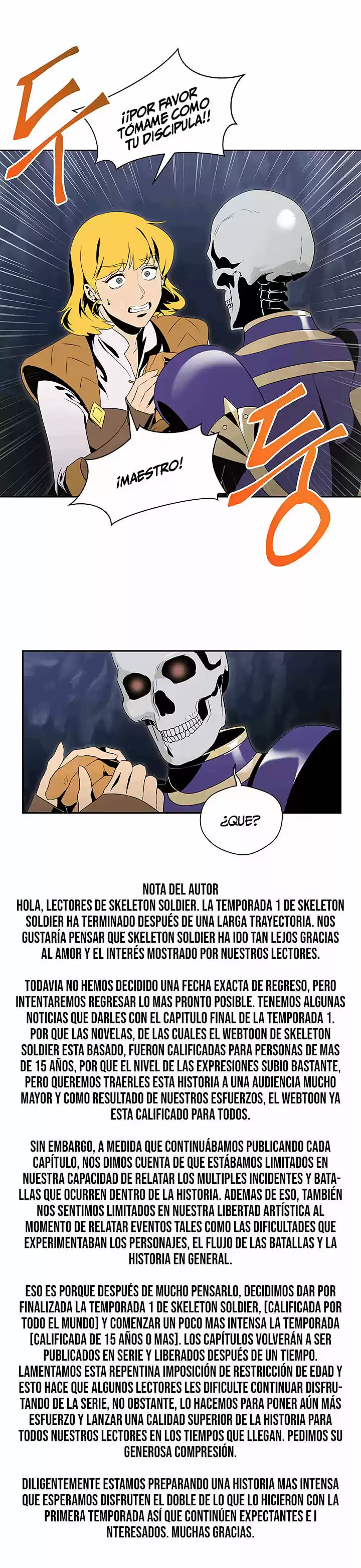 Skeleton Soldier capítulo 66, página 22