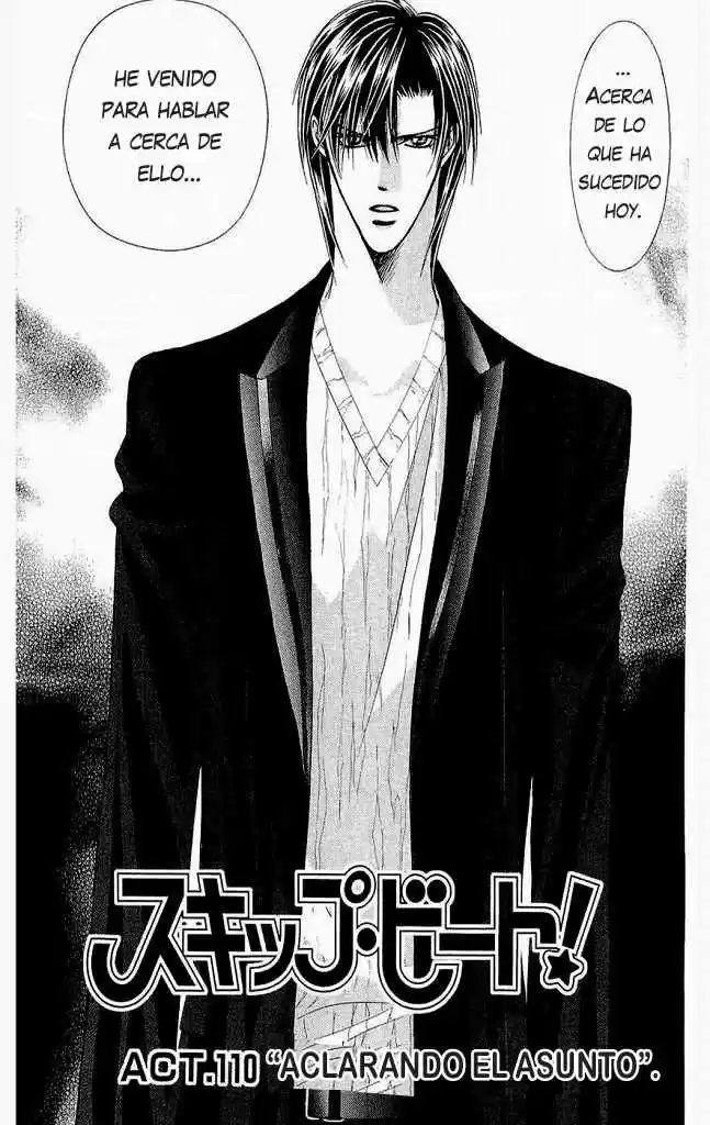 Skip Beat! capítulo 110, página 1