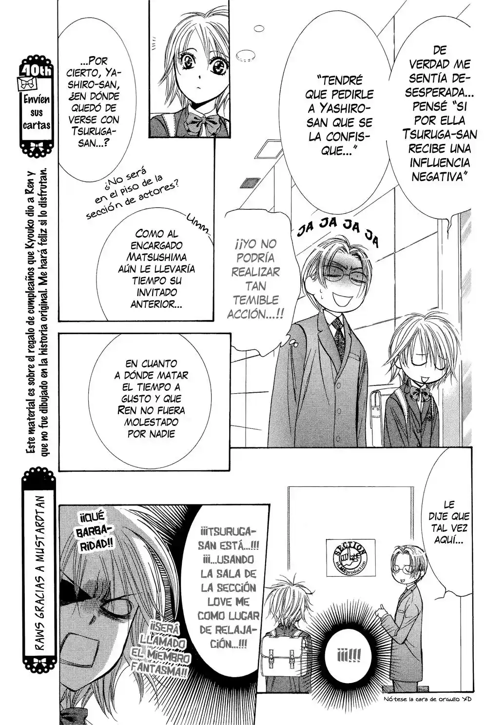 Skip Beat! capítulo 203.01, página 8