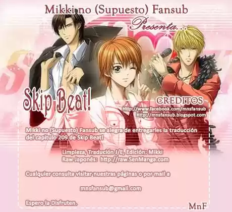Skip Beat! capítulo 209, página 1