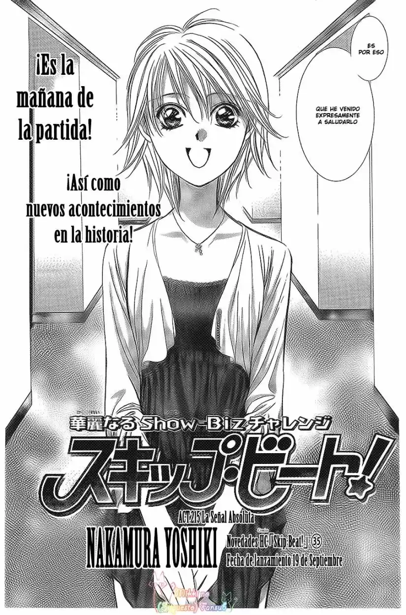 Skip Beat! capítulo 215, página 4