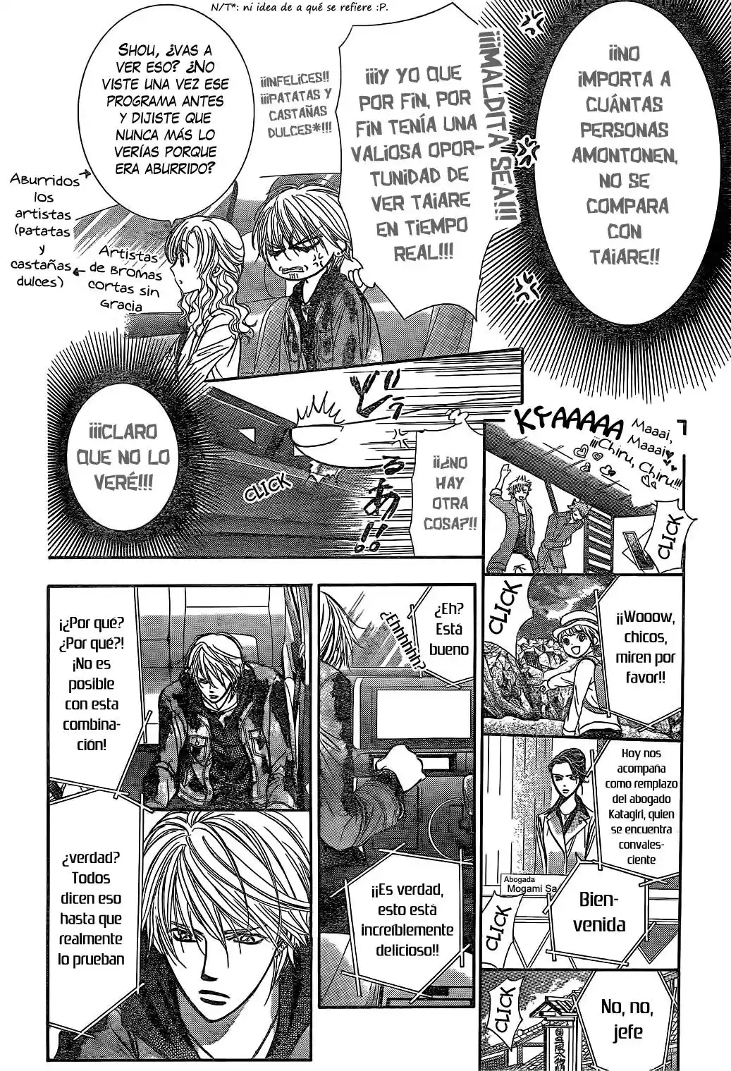 Skip Beat! capítulo 222, página 4