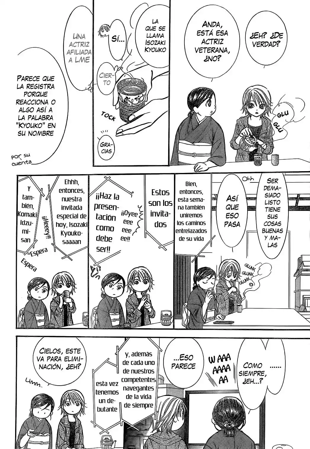 Skip Beat! capítulo 222, página 8