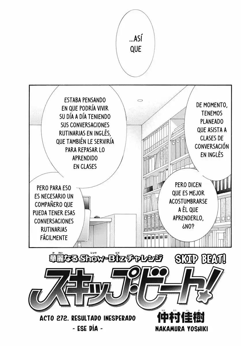 Skip Beat! capítulo 272, página 1
