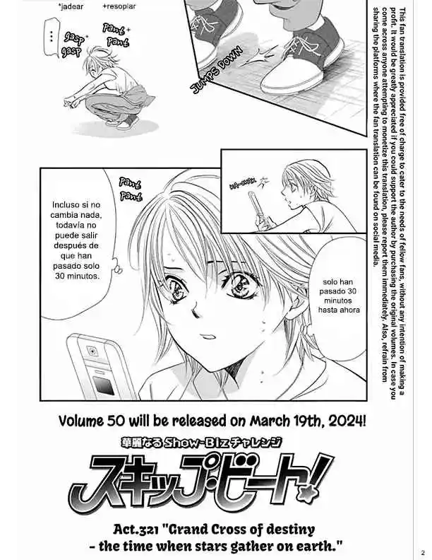 Skip Beat! capítulo 321, página 2