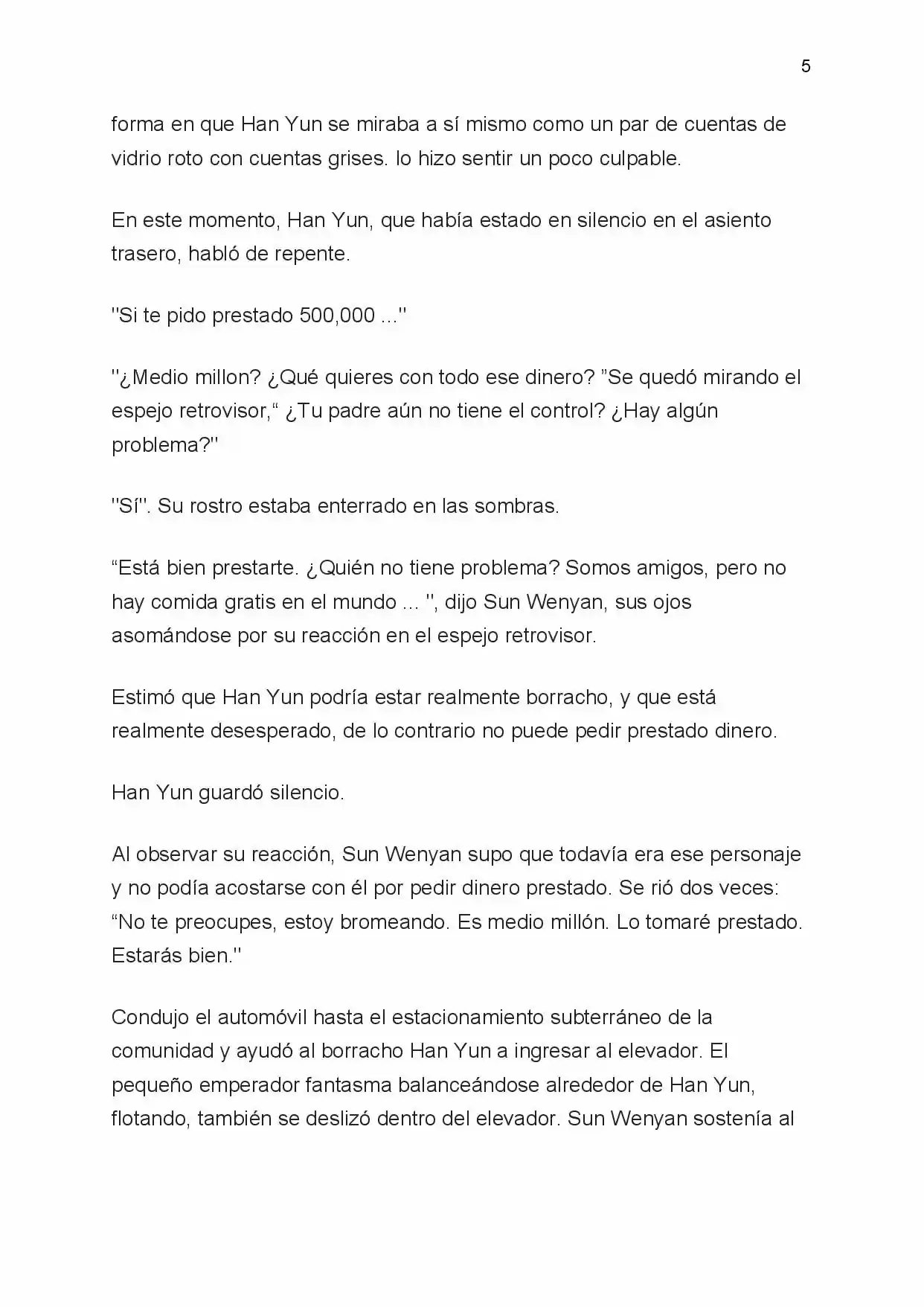Spoiled (Novela) capítulo 1, página 5