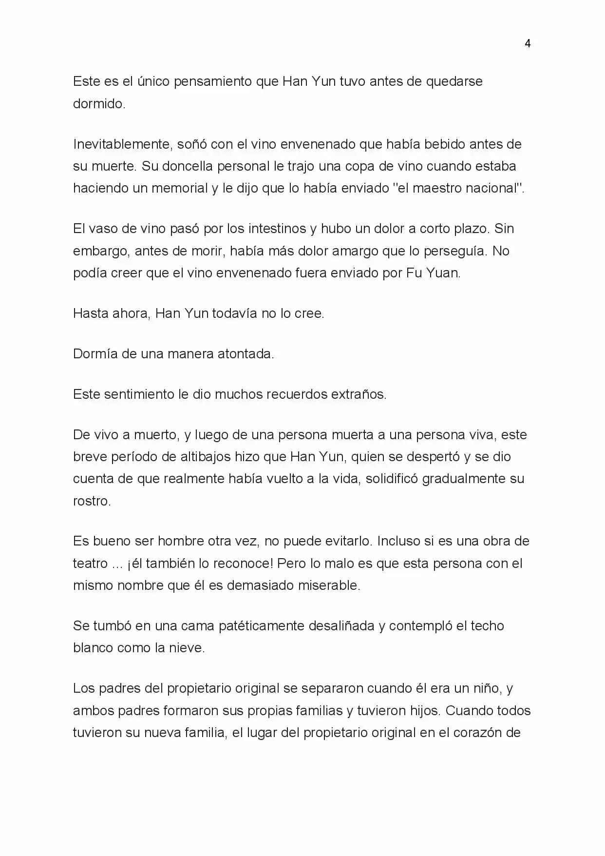 Spoiled (Novela) capítulo 2, página 4