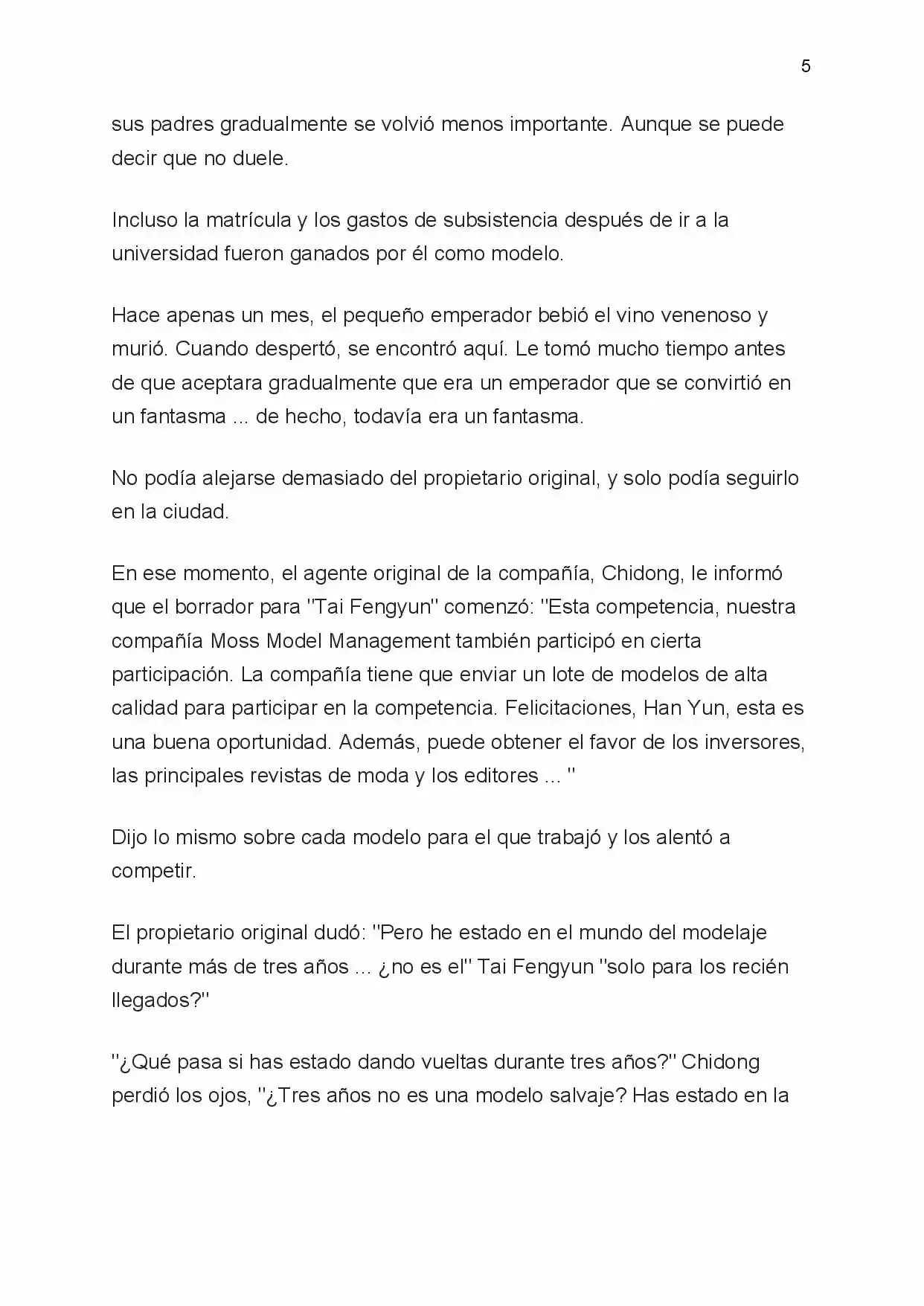 Spoiled (Novela) capítulo 2, página 5