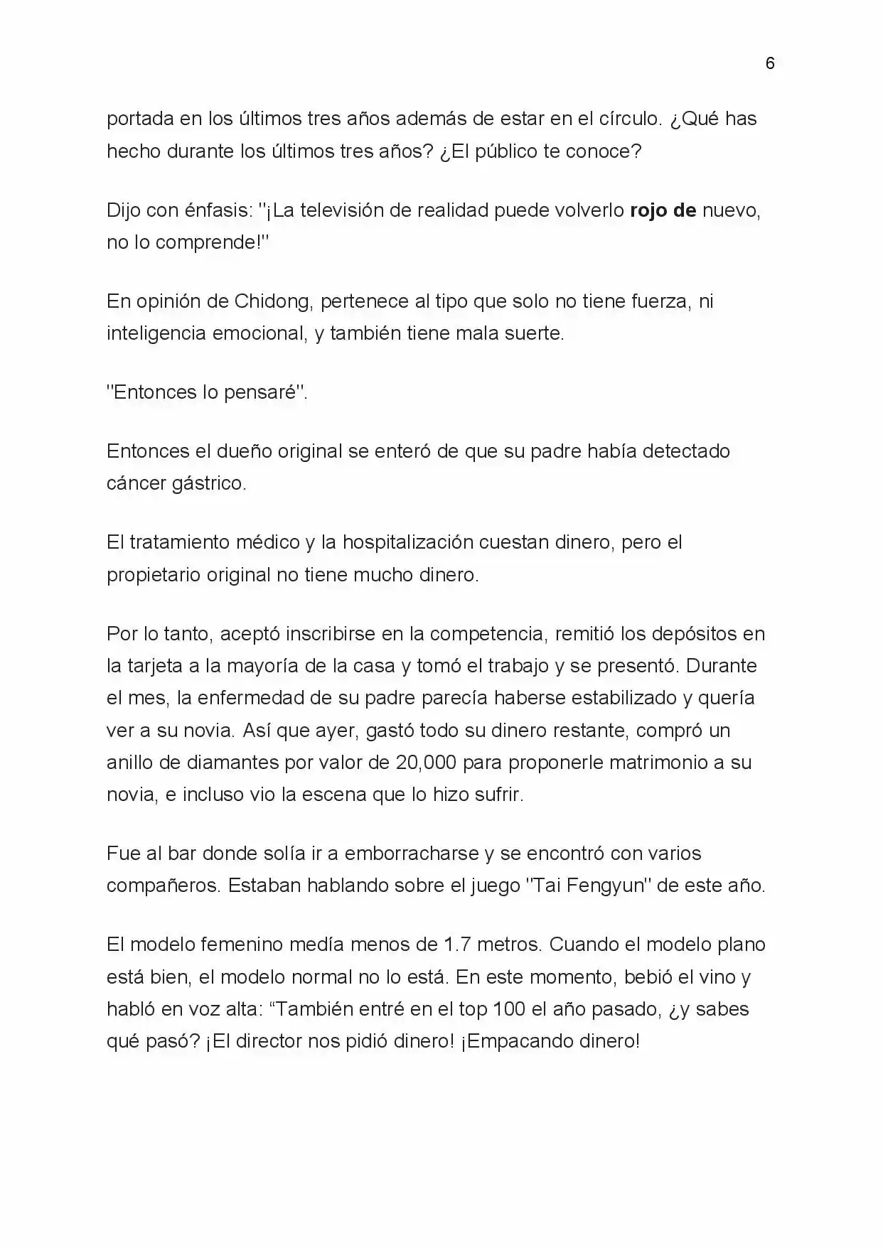 Spoiled (Novela) capítulo 2, página 6