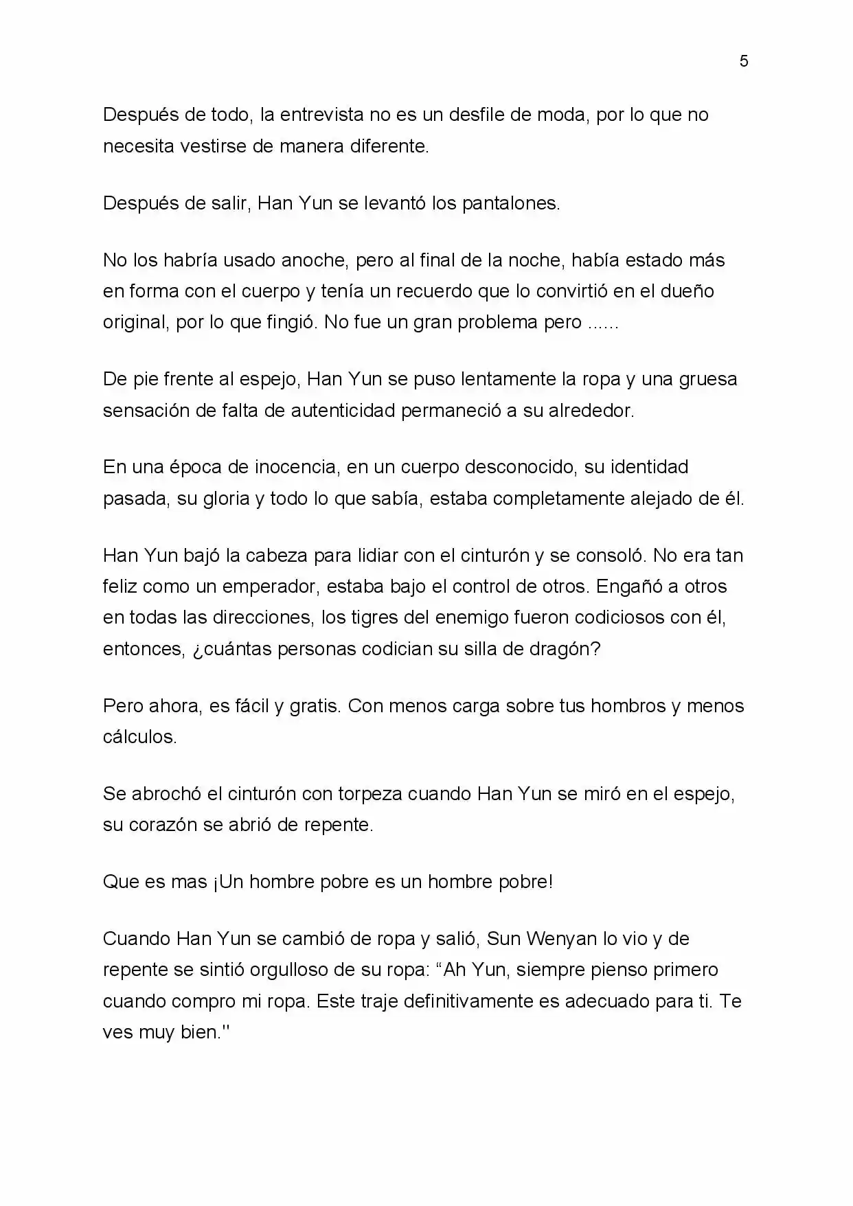 Spoiled (Novela) capítulo 3, página 5