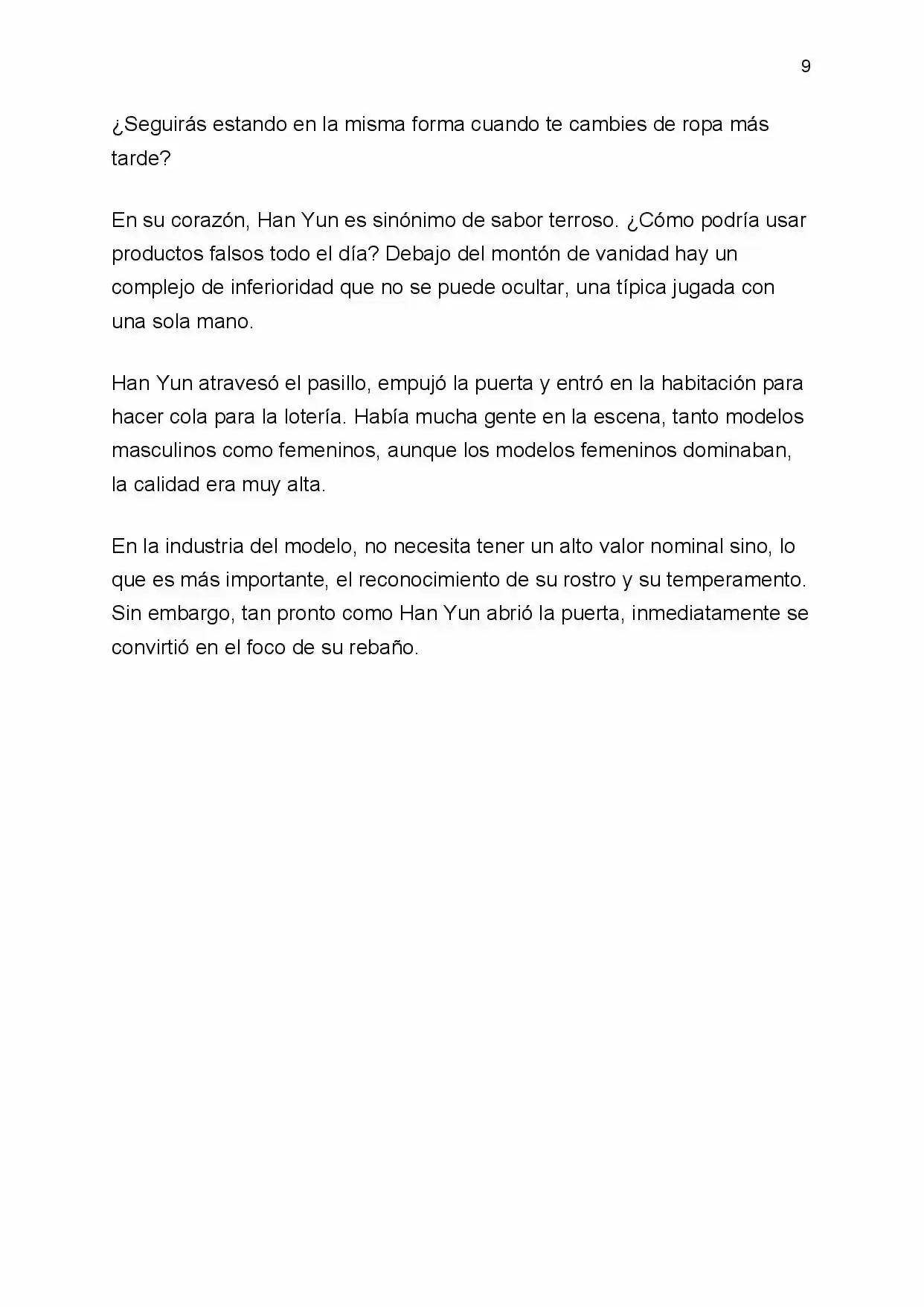 Spoiled (Novela) capítulo 3, página 9