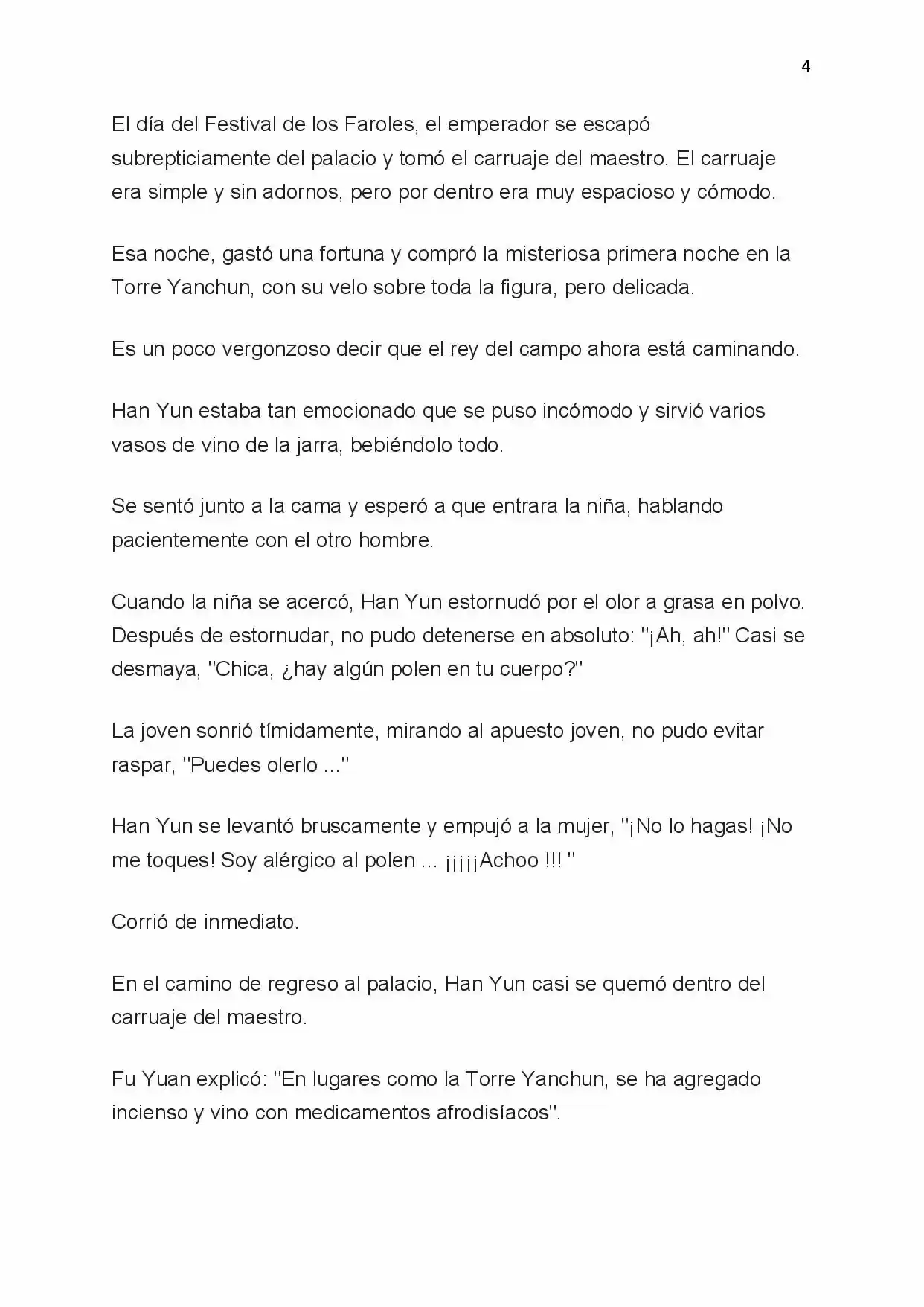 Spoiled (Novela) capítulo 4, página 4
