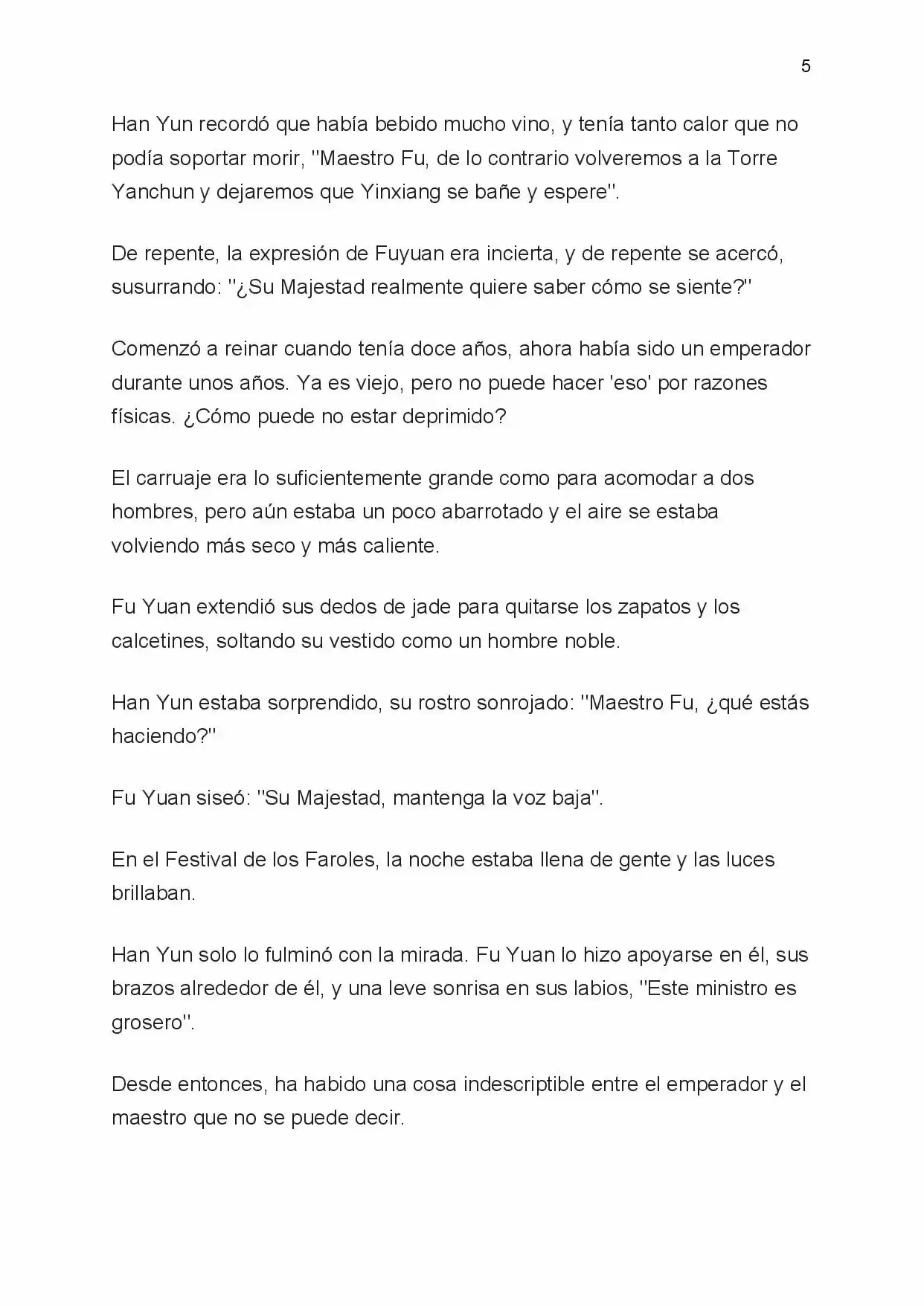 Spoiled (Novela) capítulo 4, página 5