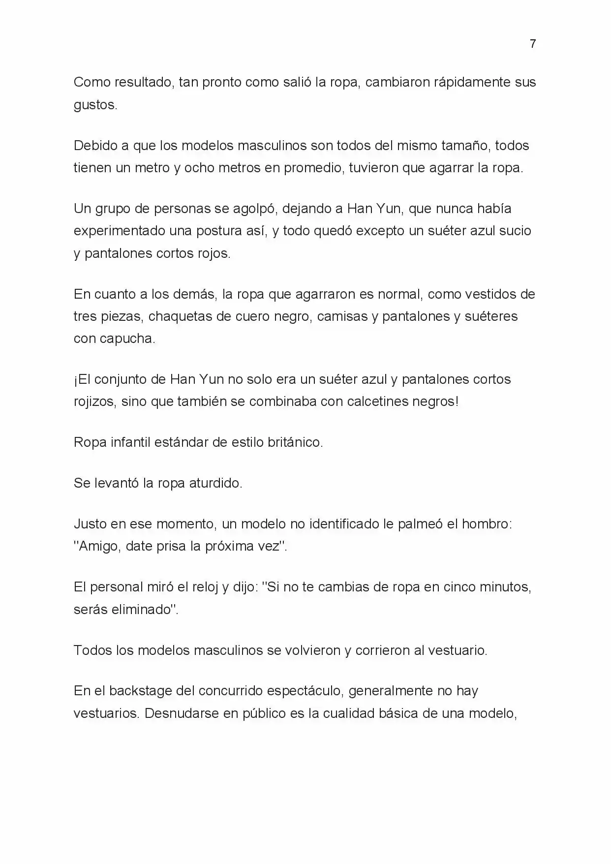 Spoiled (Novela) capítulo 4, página 7