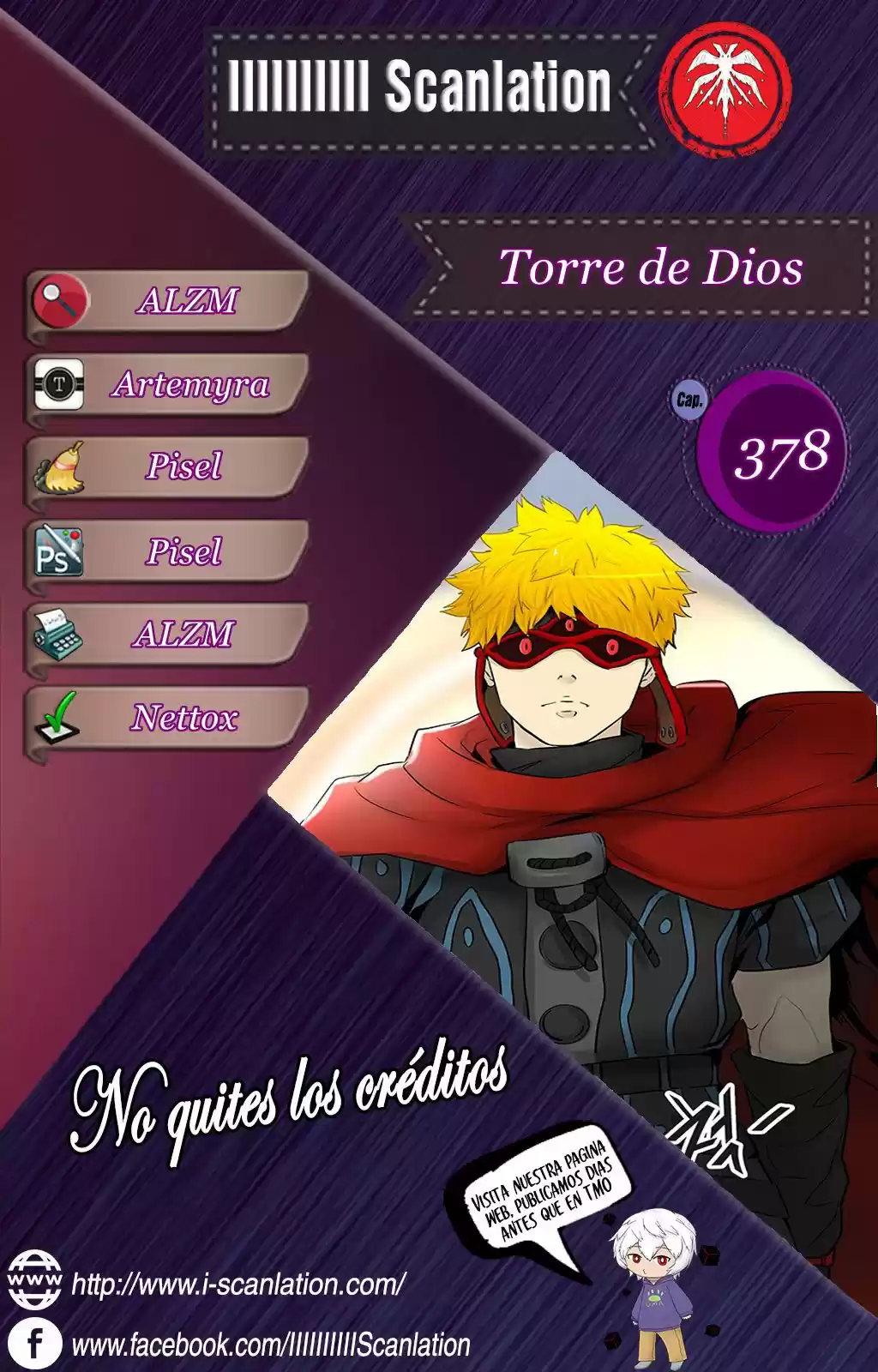 Torre De Dios capítulo 378, página 2