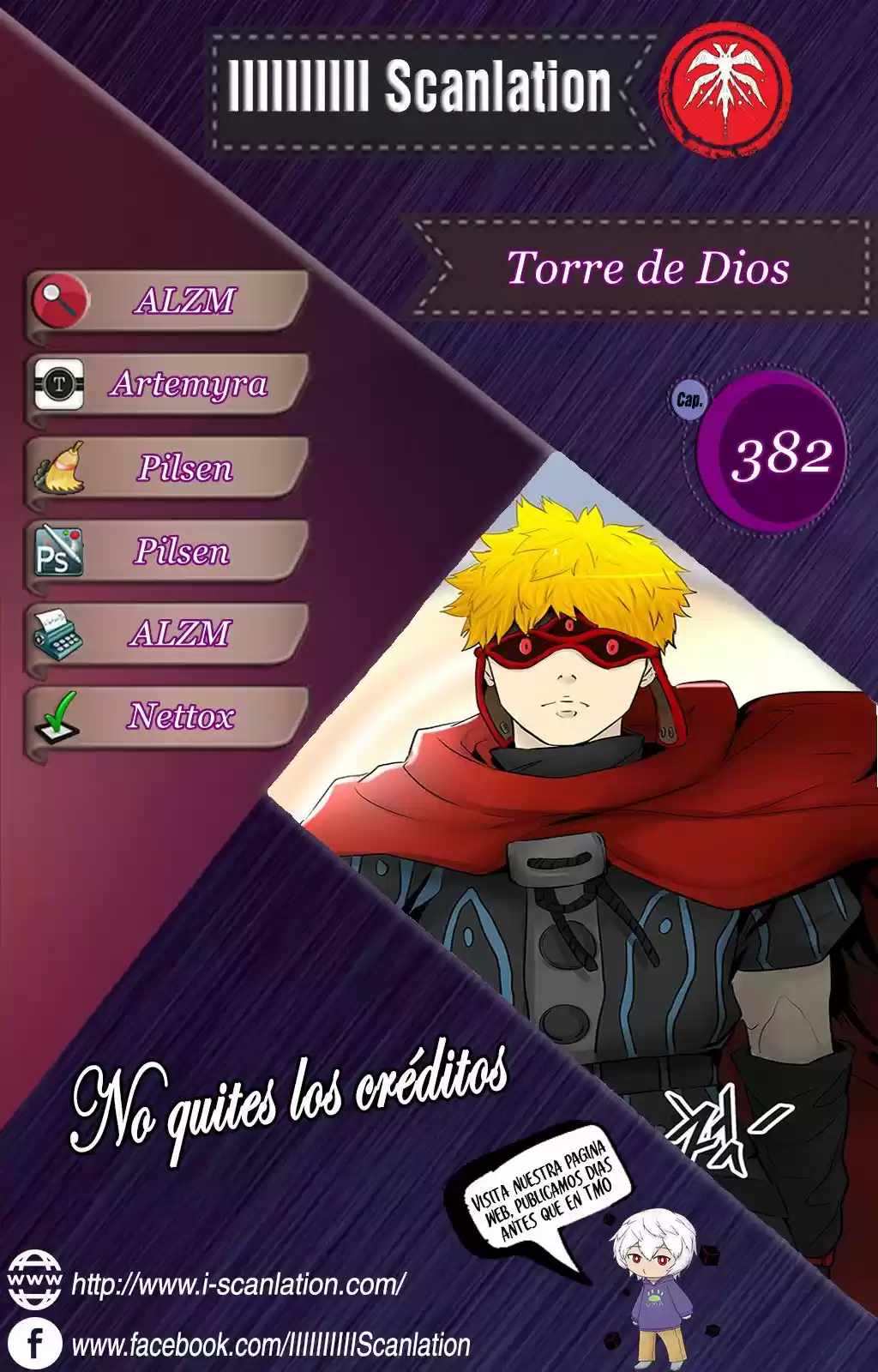 Torre De Dios capítulo 382, página 2