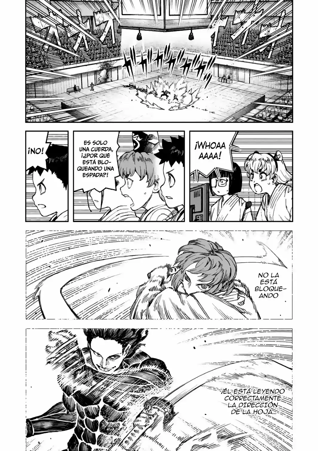 Tsugumomo capítulo 103, página 33
