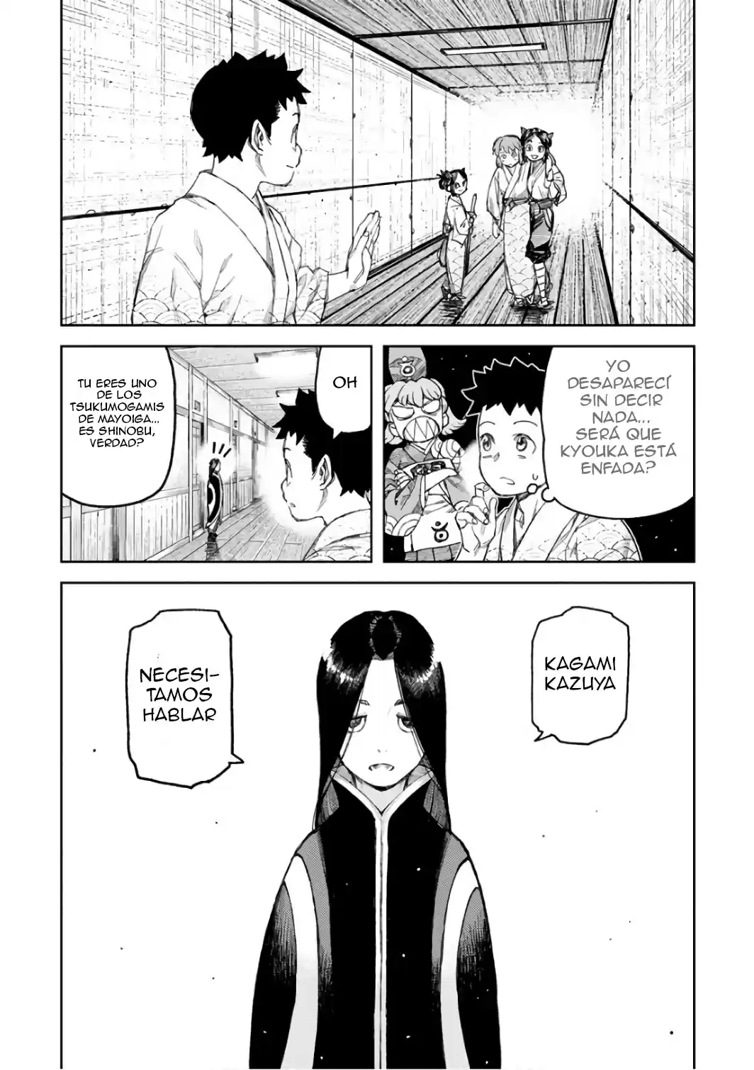 Tsugumomo capítulo 105, página 34