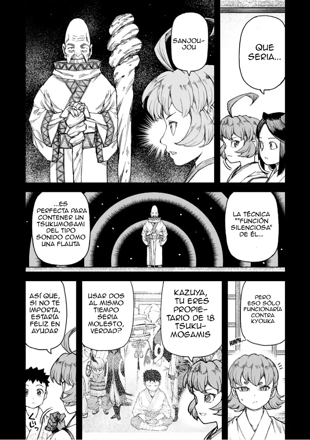 Tsugumomo capítulo 107, página 10